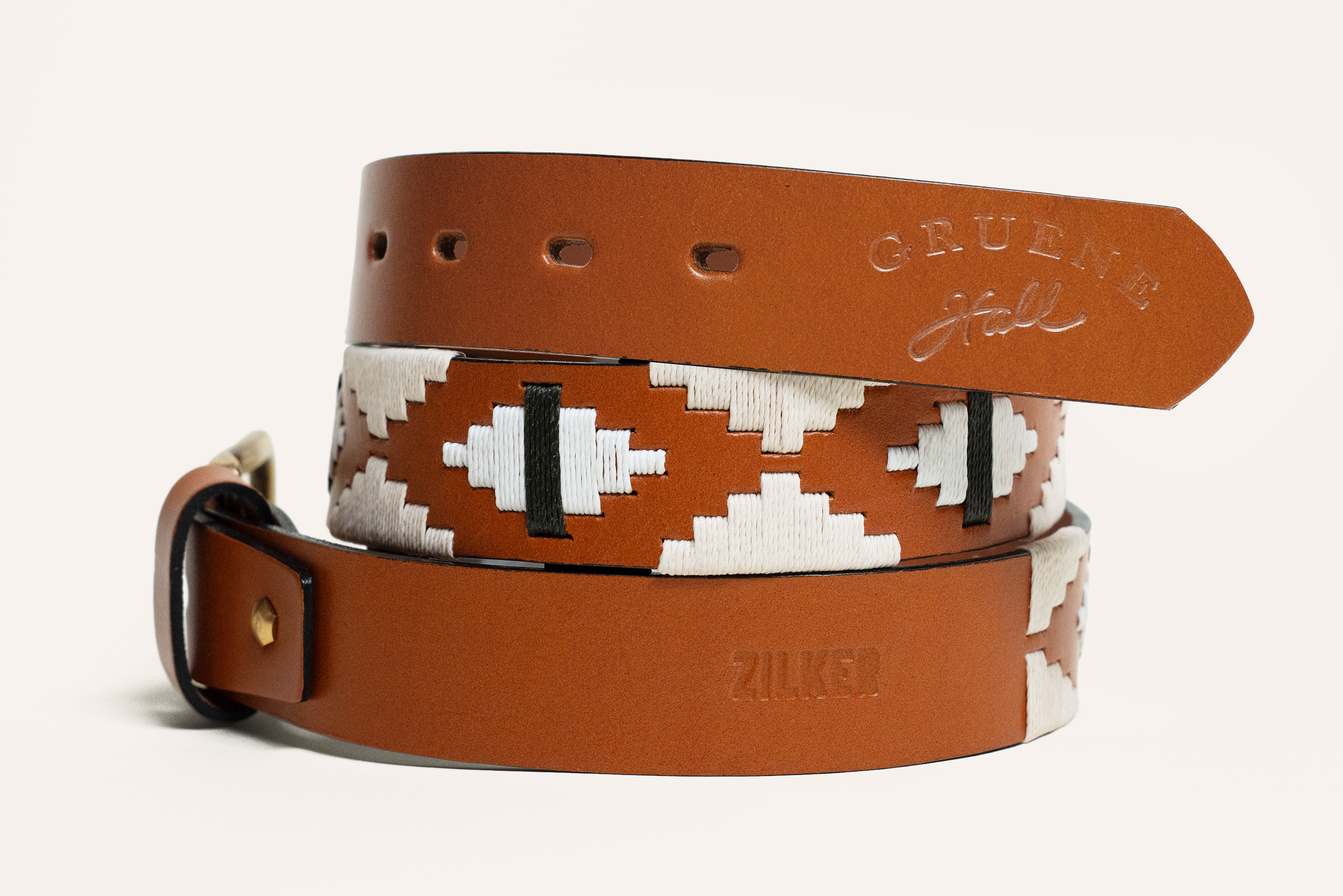 Gruene Hall Belt by Zilker Belts