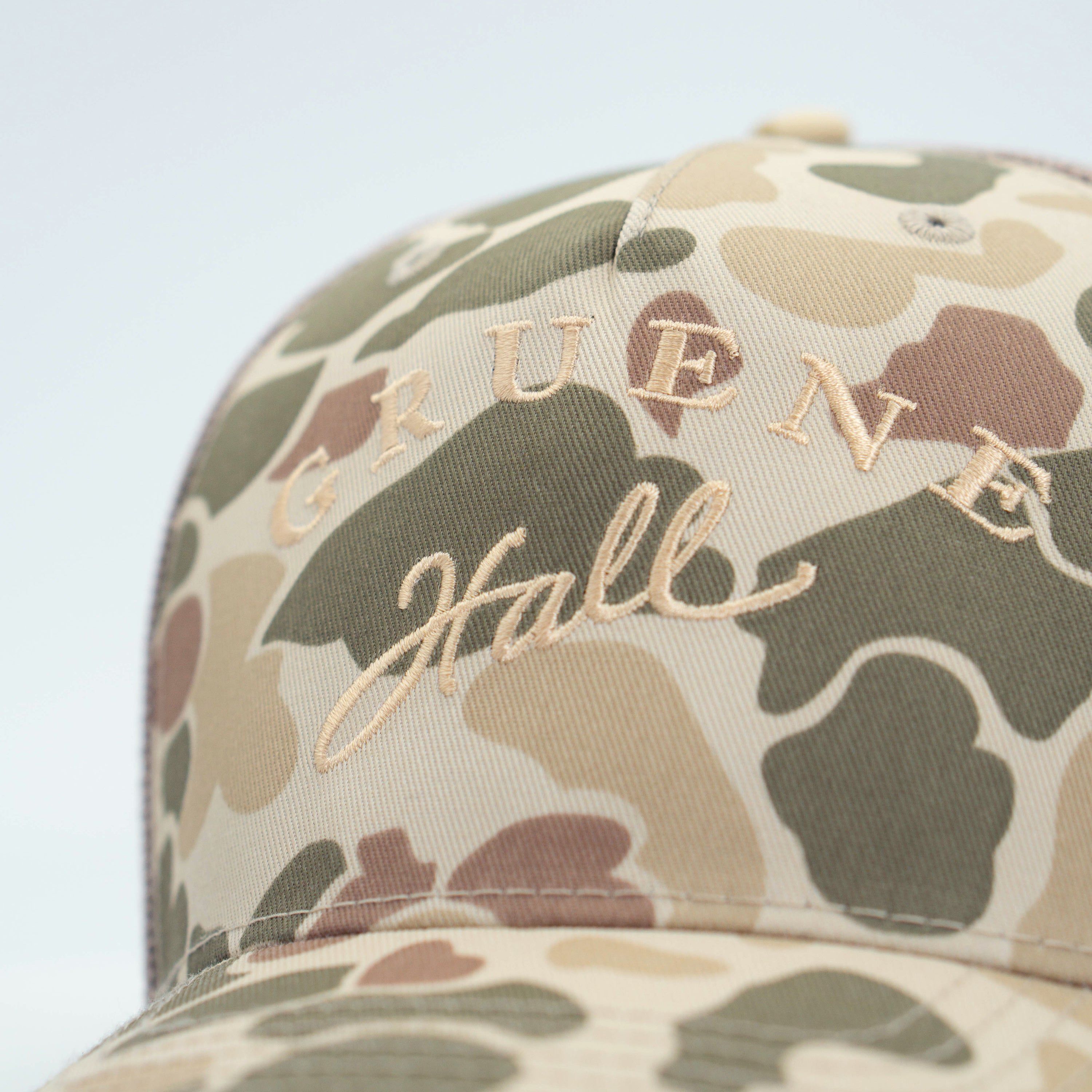 Harvest Duck Camo Embroidered Logo Cap #112PFP