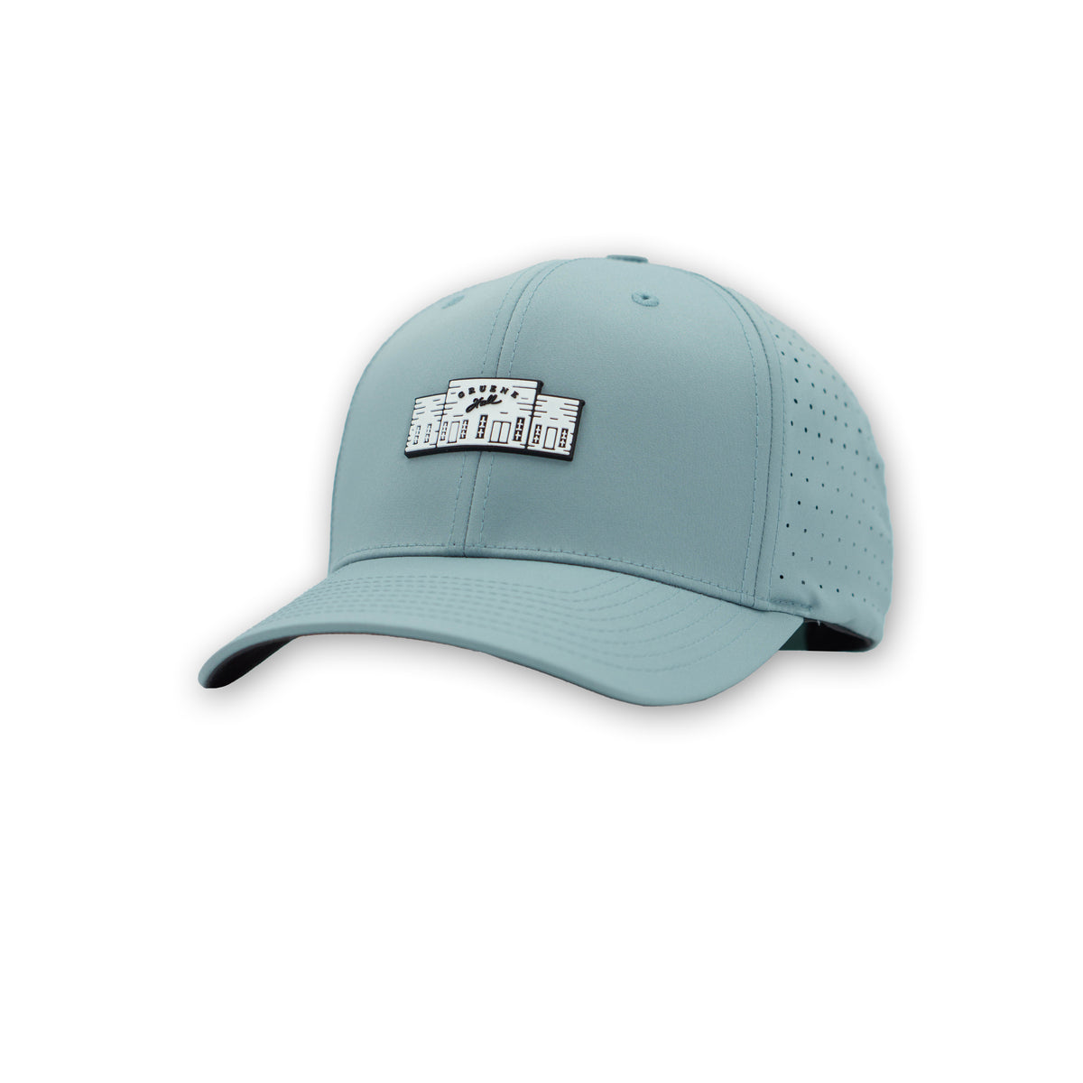Rubber Silhouette Perforated Cap #632