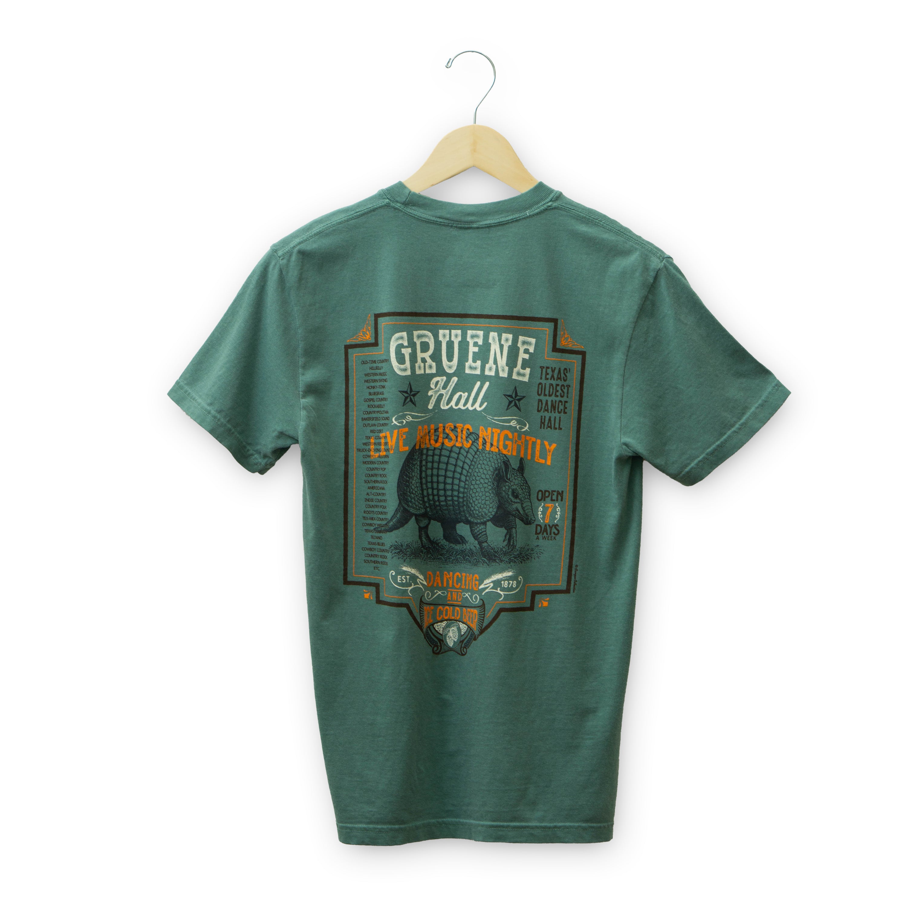 Armadillo Poster Comfort Colors Tee