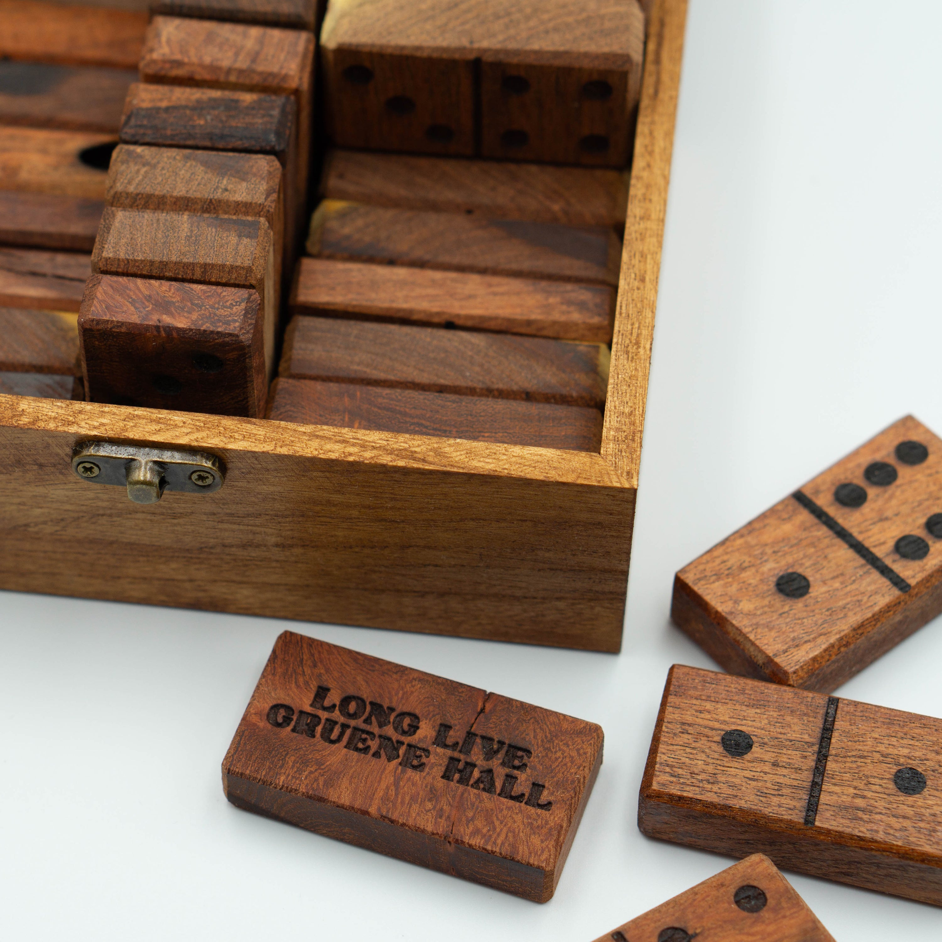 Gruene Hall Mesquite Domino Set