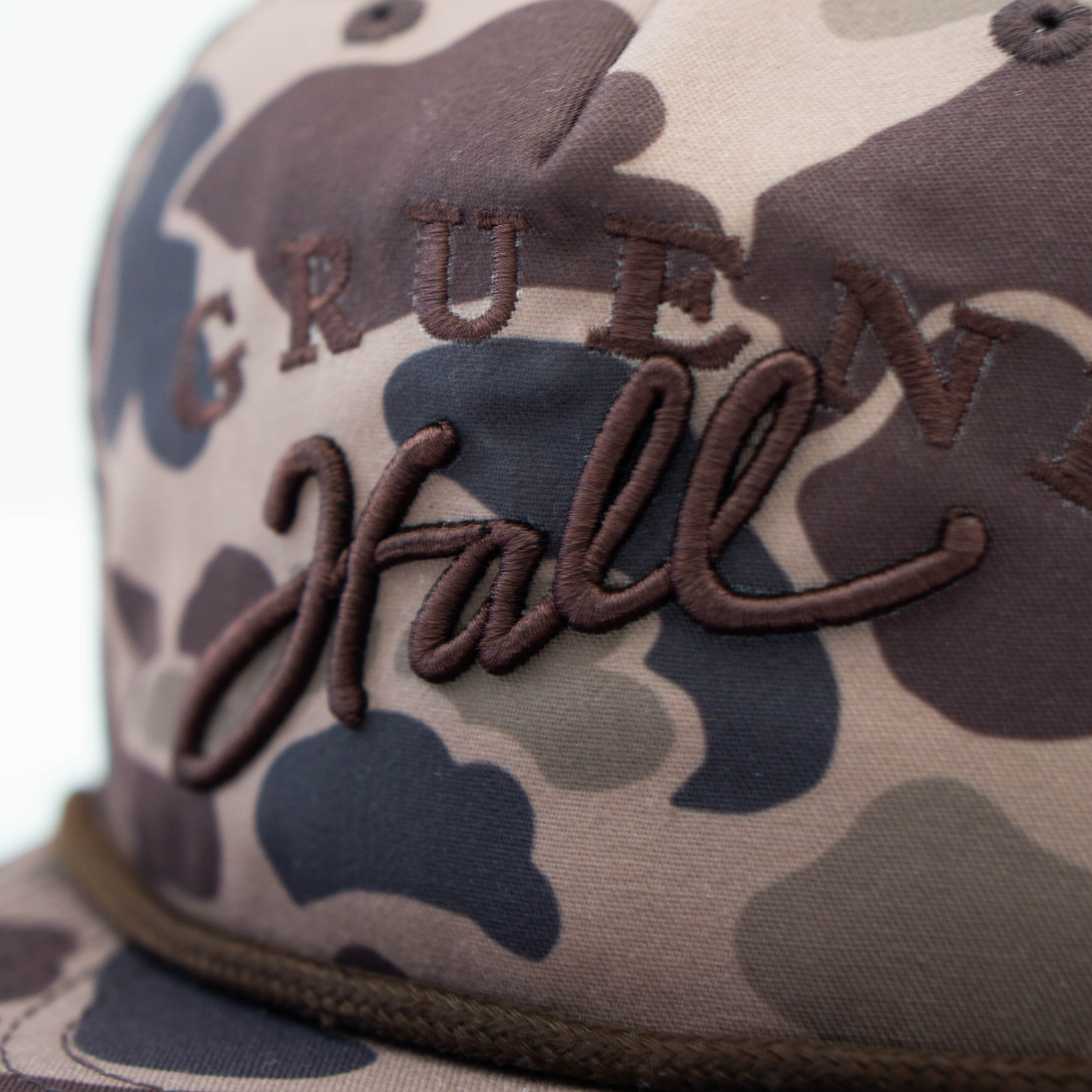 Bark Duck Camo 3D Embroidered Logo Rope Cap