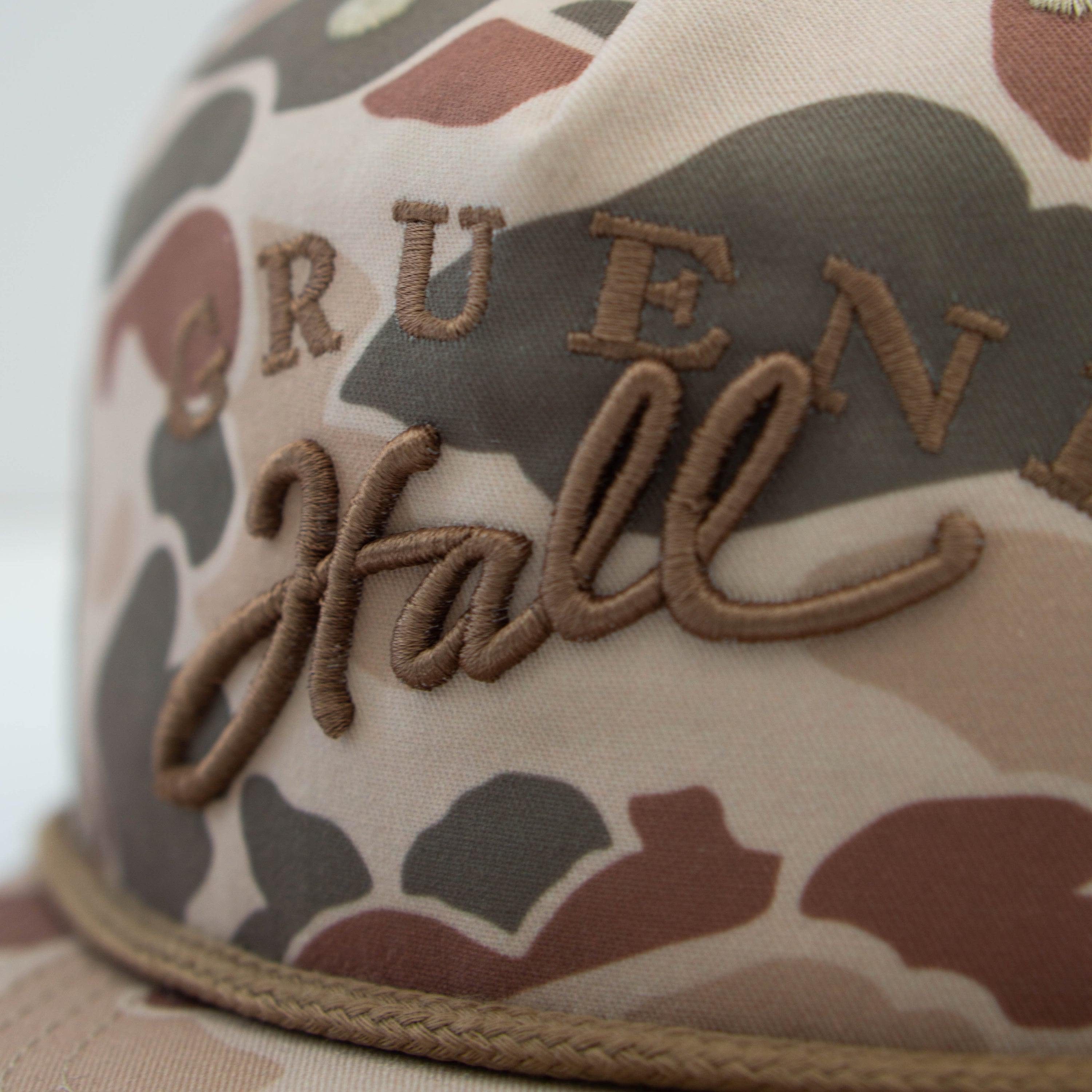 Harvest Duck Camo 3D Embroidered Logo Rope Cap #256P