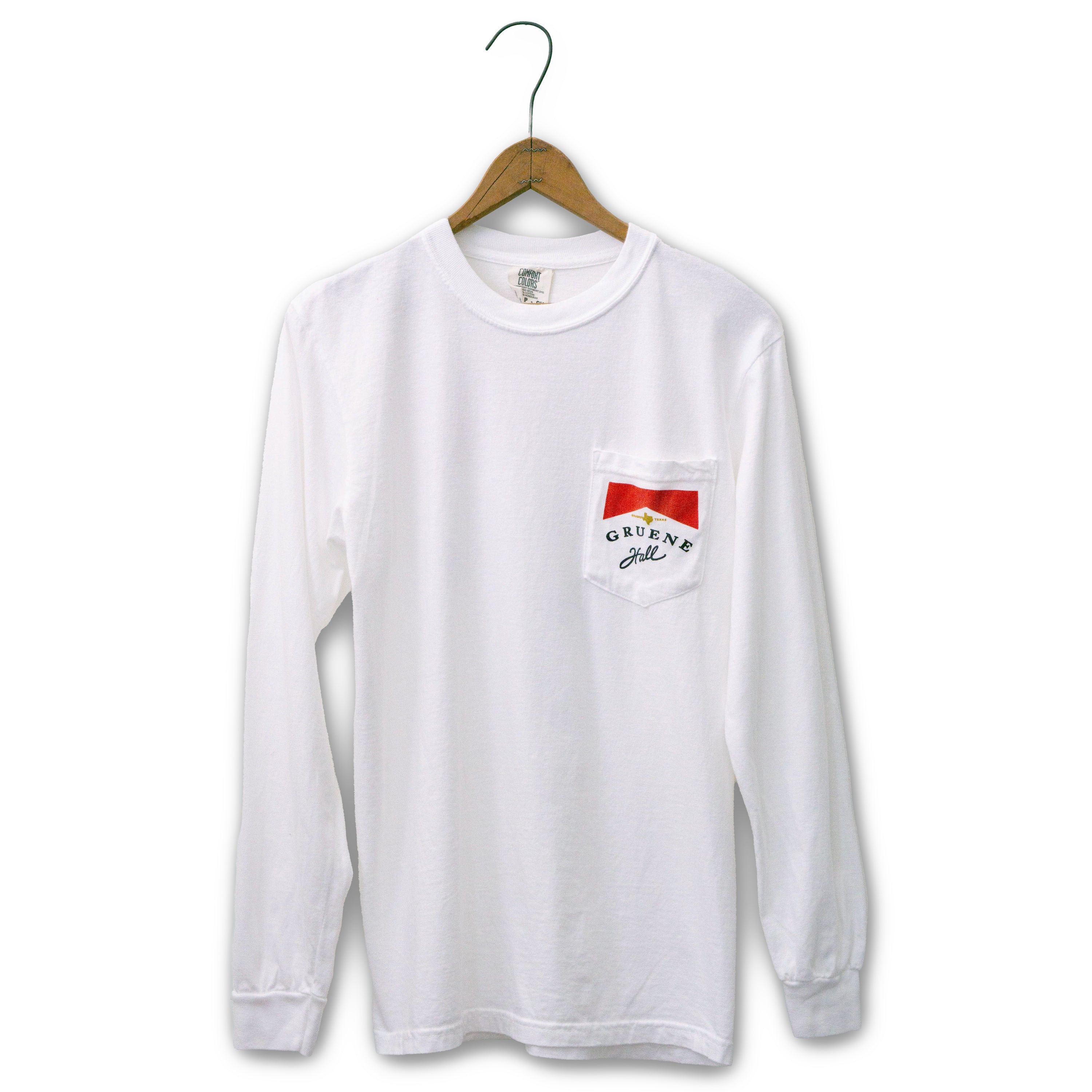 Vintage Red Pack Comfort Colors Long Sleeve Pocket Tee