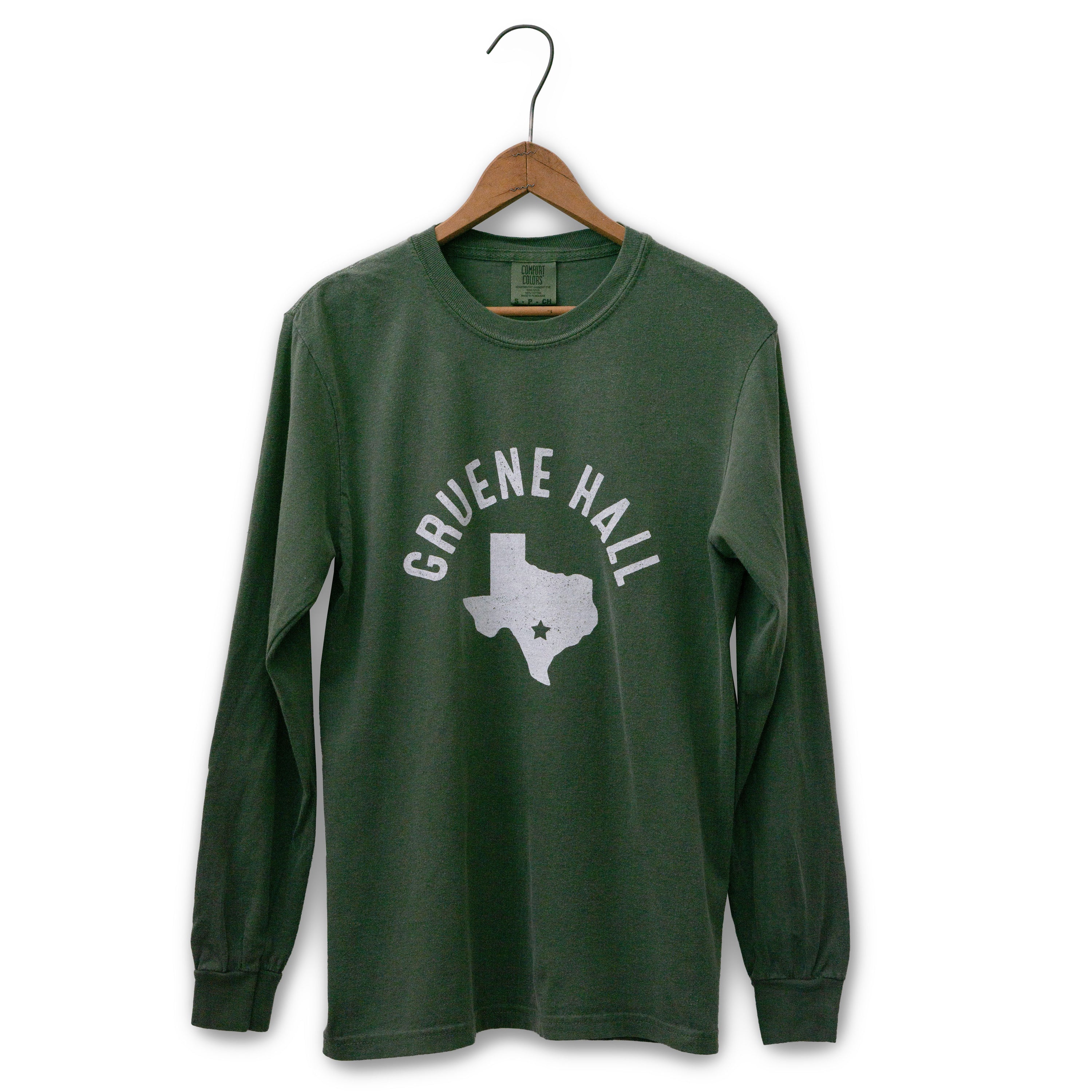 Gruene Hall Texas 1878 Comfort Colors Long Sleeve Tee