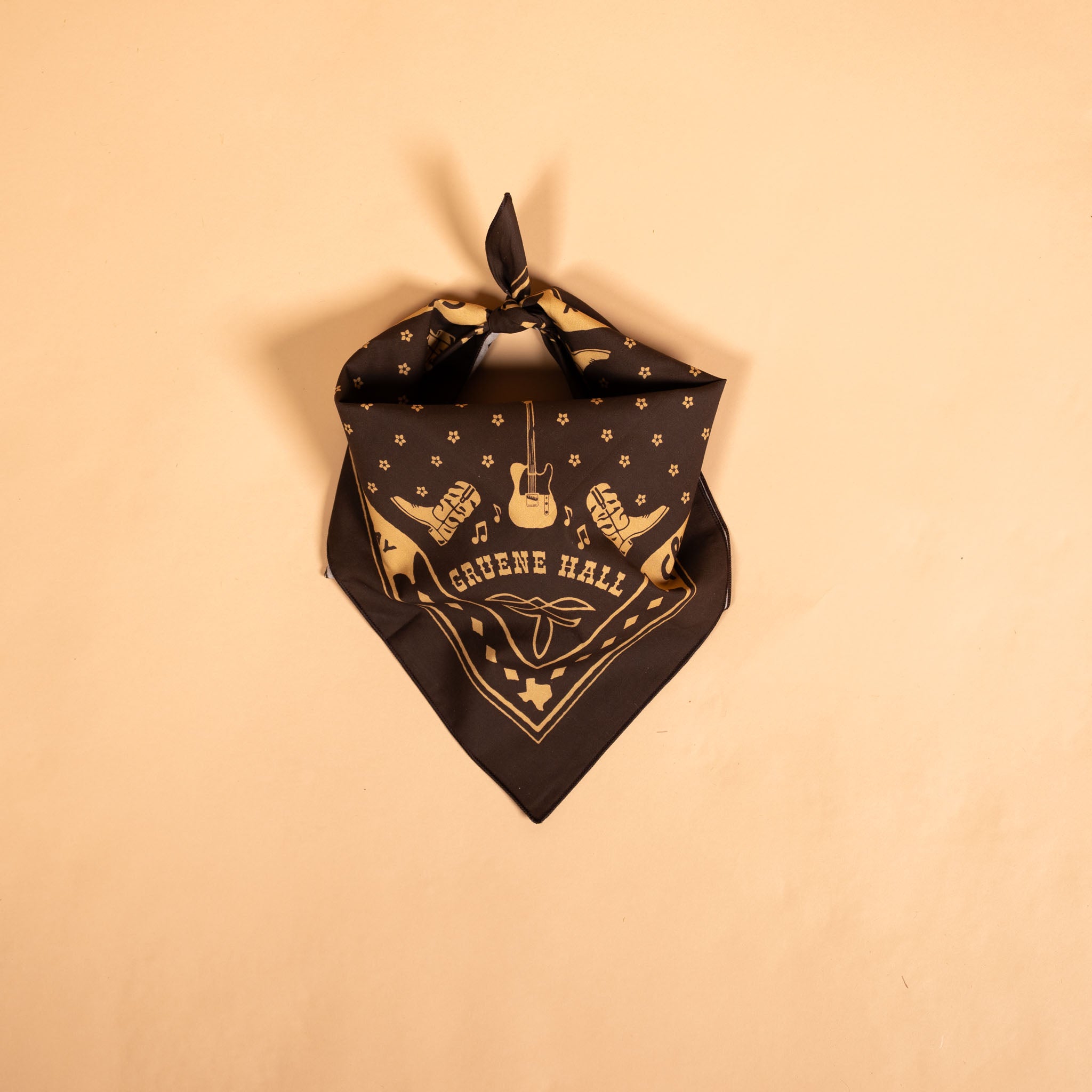 Texas Hill Country Provisions x Gruene Hall Honky Tonk Brown Bandana