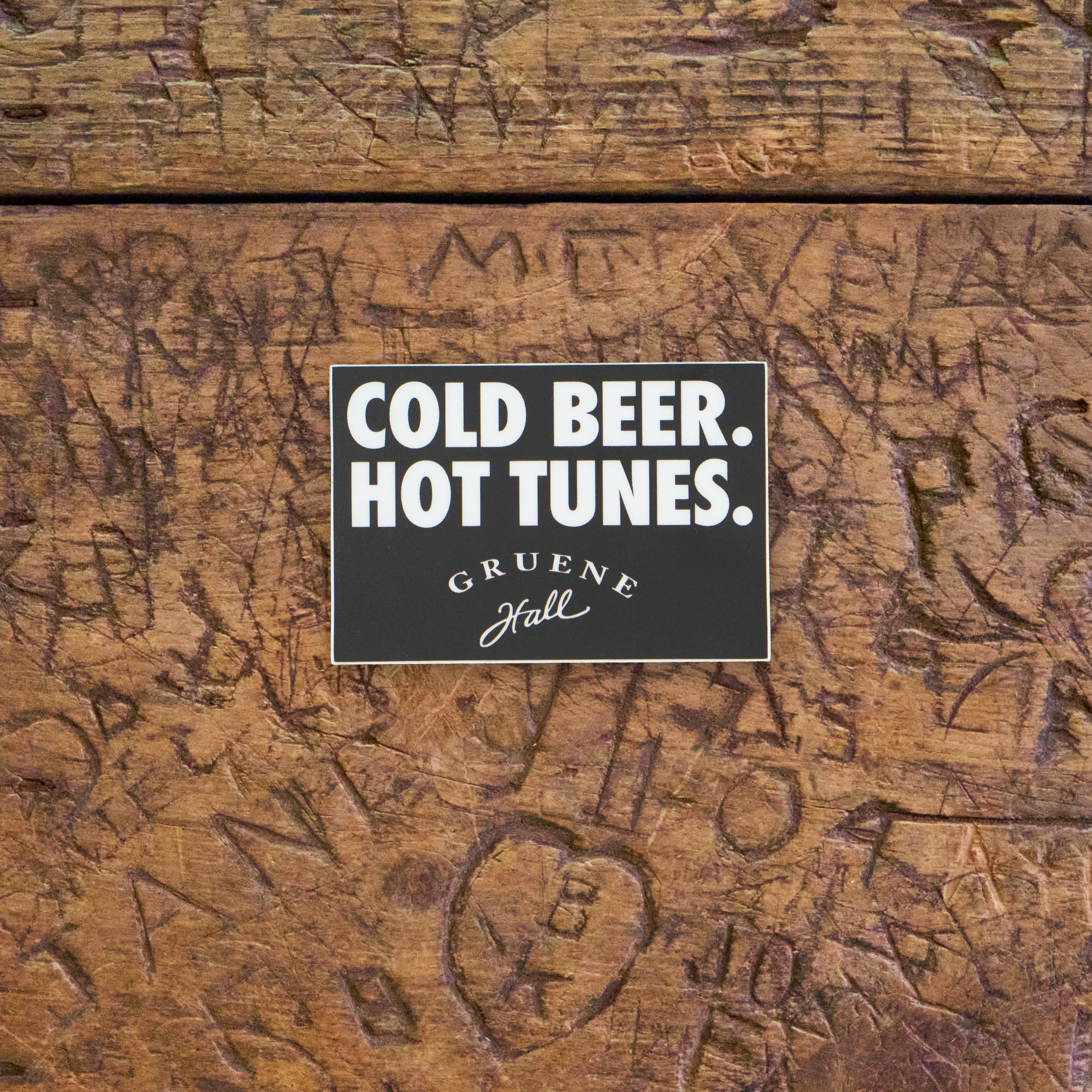 Cold Beer Hot Tunes Sticker