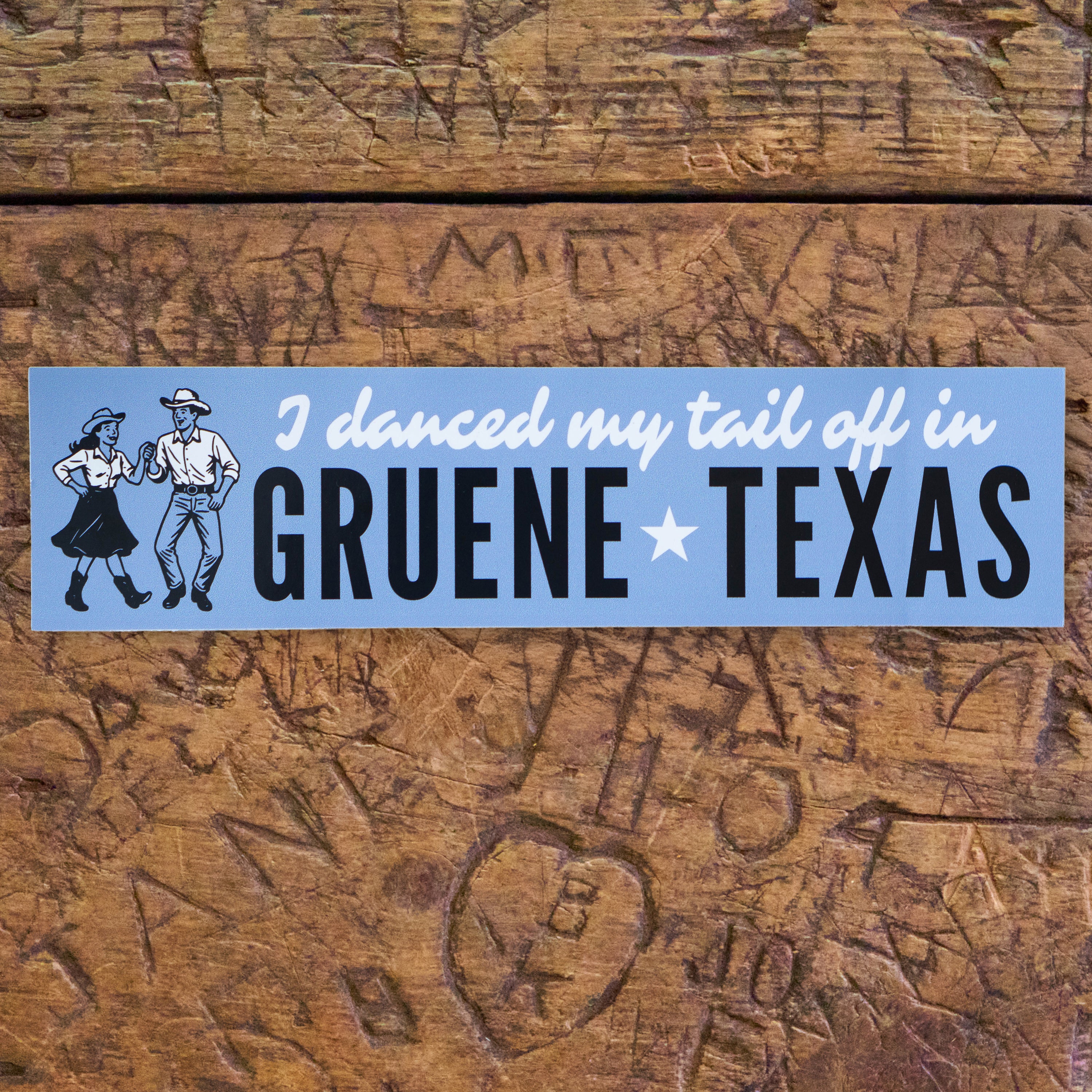 Oxford Pennant x Gruene Hall I Danced My Tail Off Bumper Sticker
