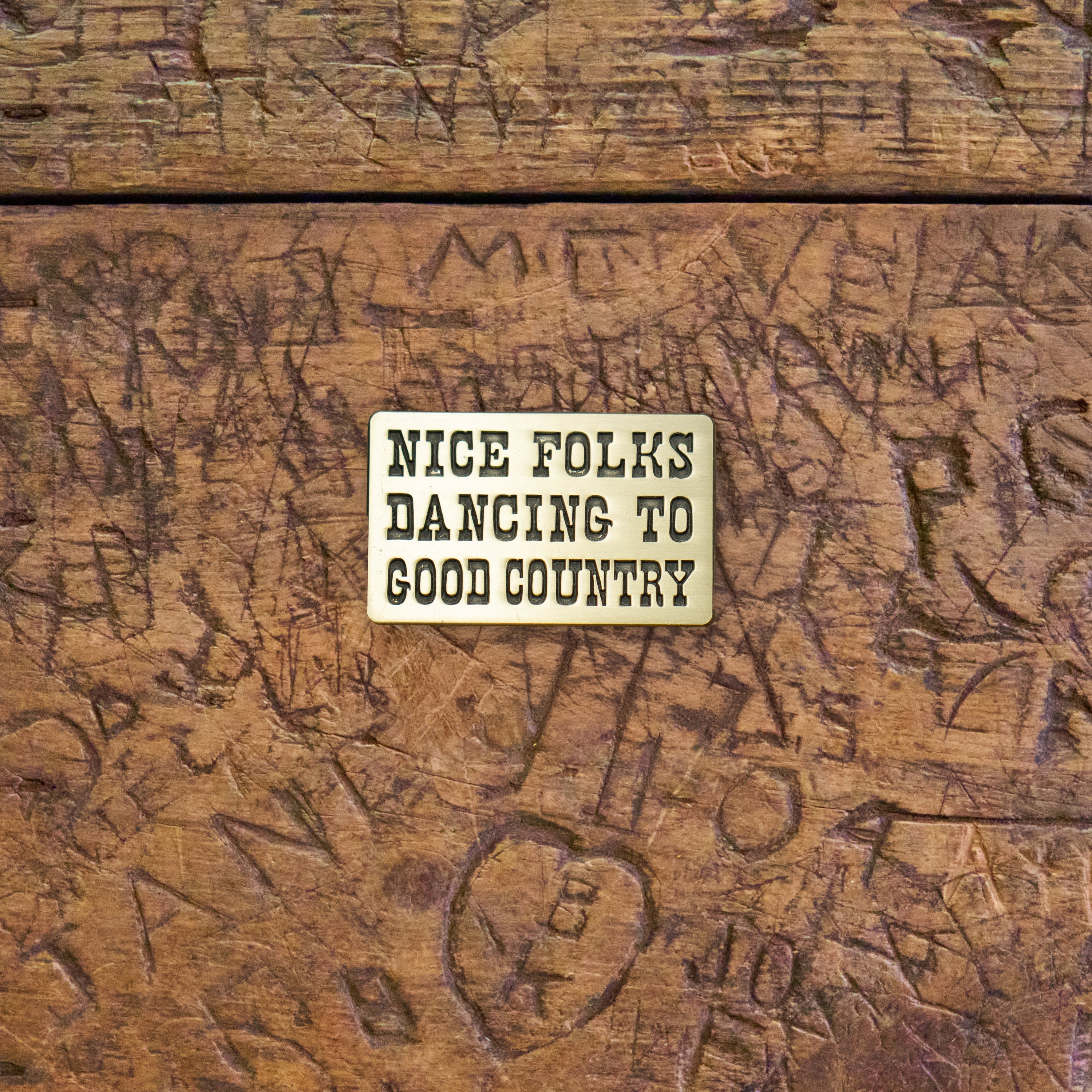 Oxford Pennant x Gruene Hall Nice Folks Dancing Pin