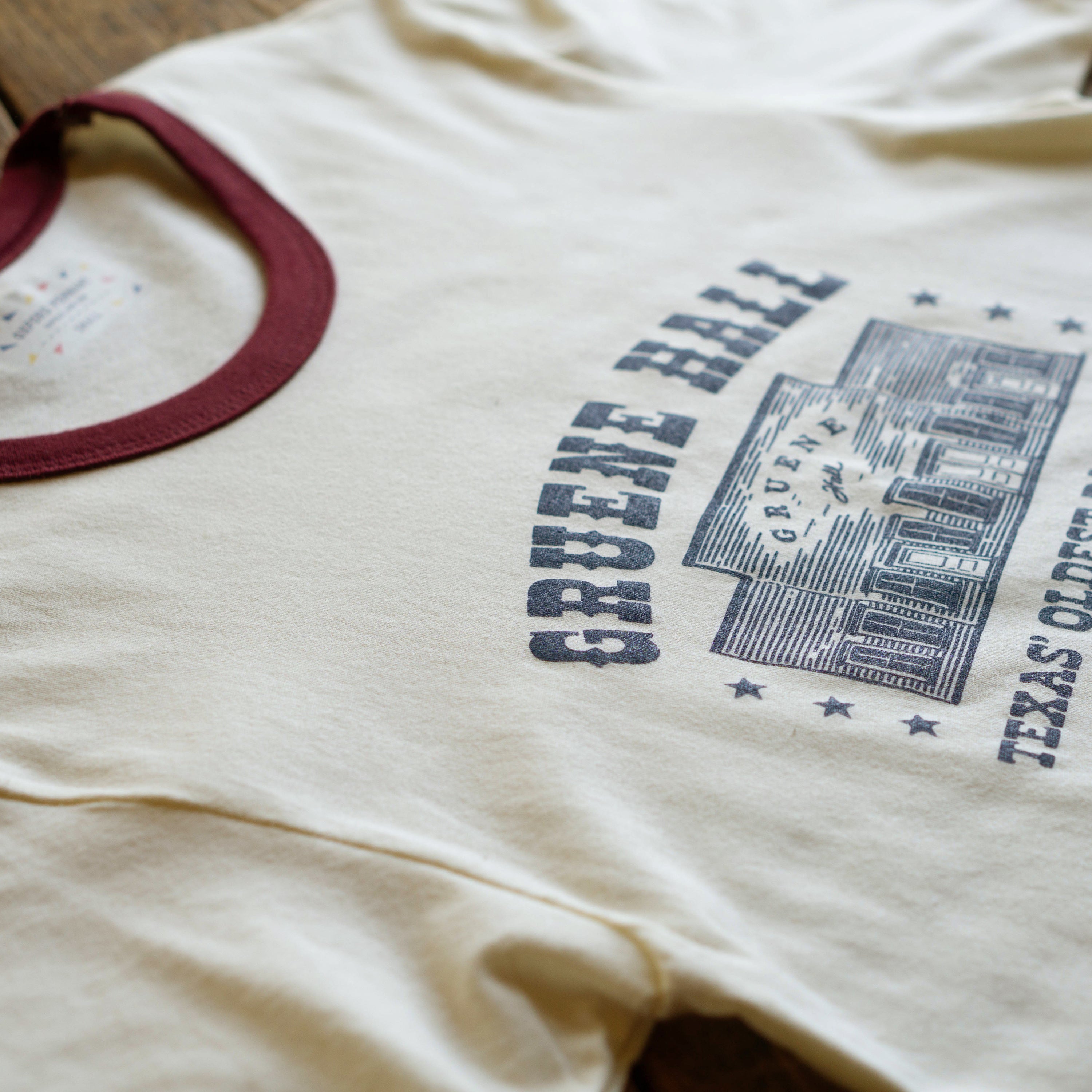 Oxford Pennant x Gruene Hall Texas' Oldest Ringer Tee
