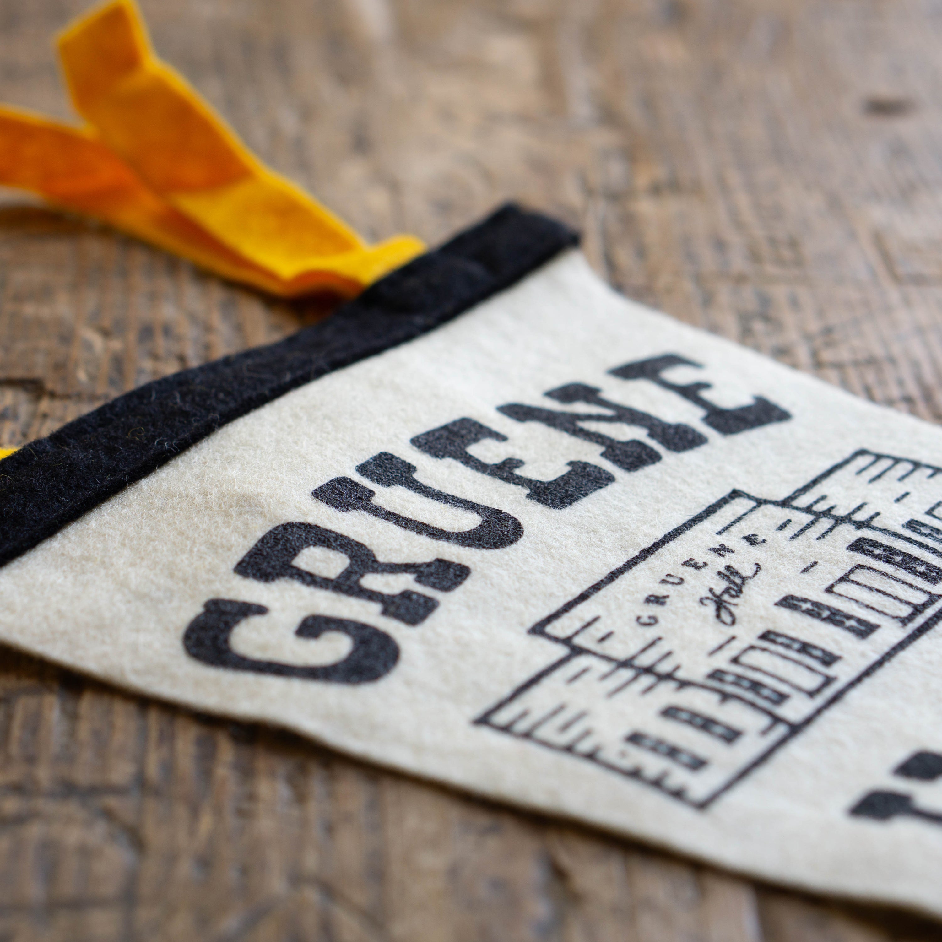 Oxford Pennant x Gruene Hall Texas' Oldest Dance Hall Sm Pennant