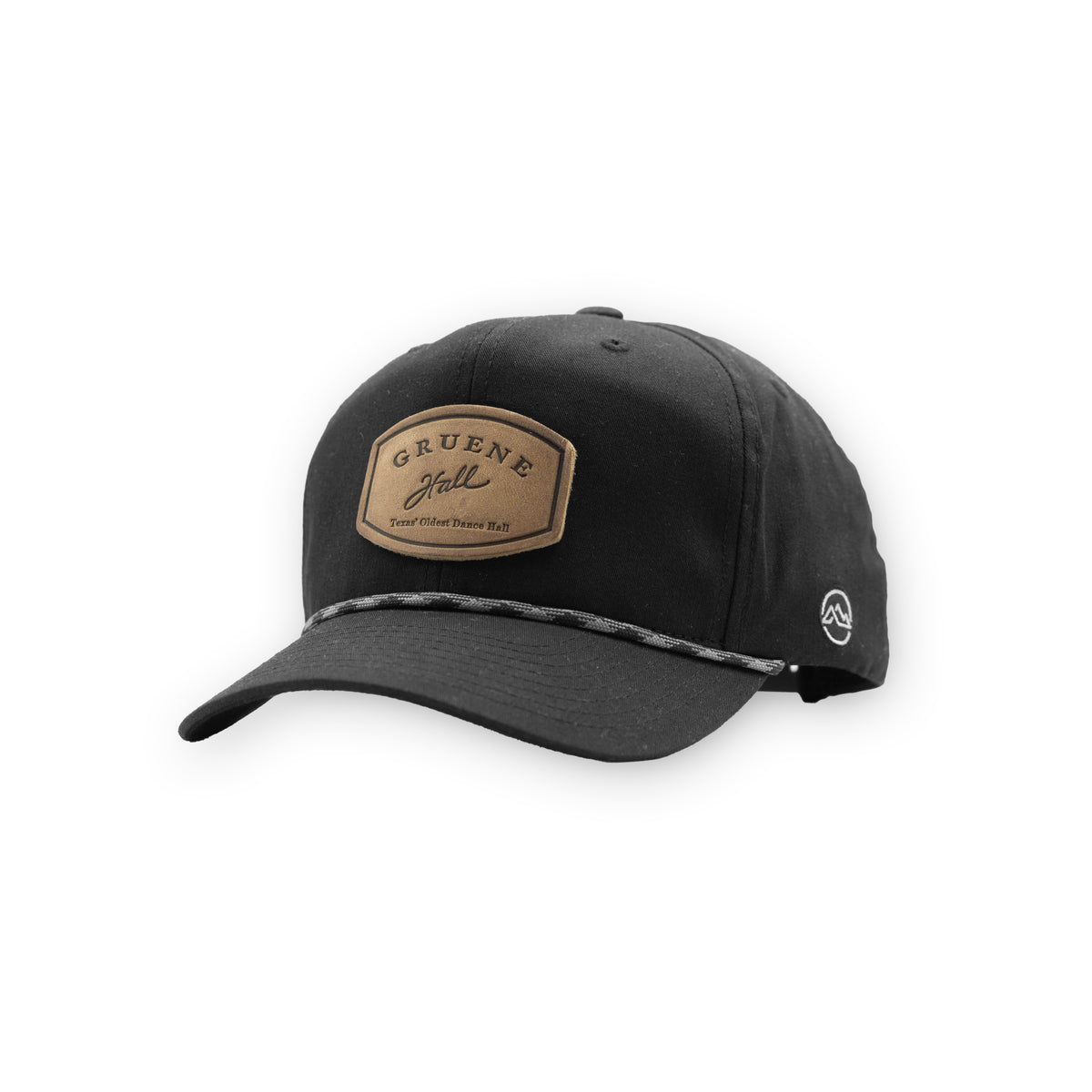 Logo Leather Patch Rope Cap