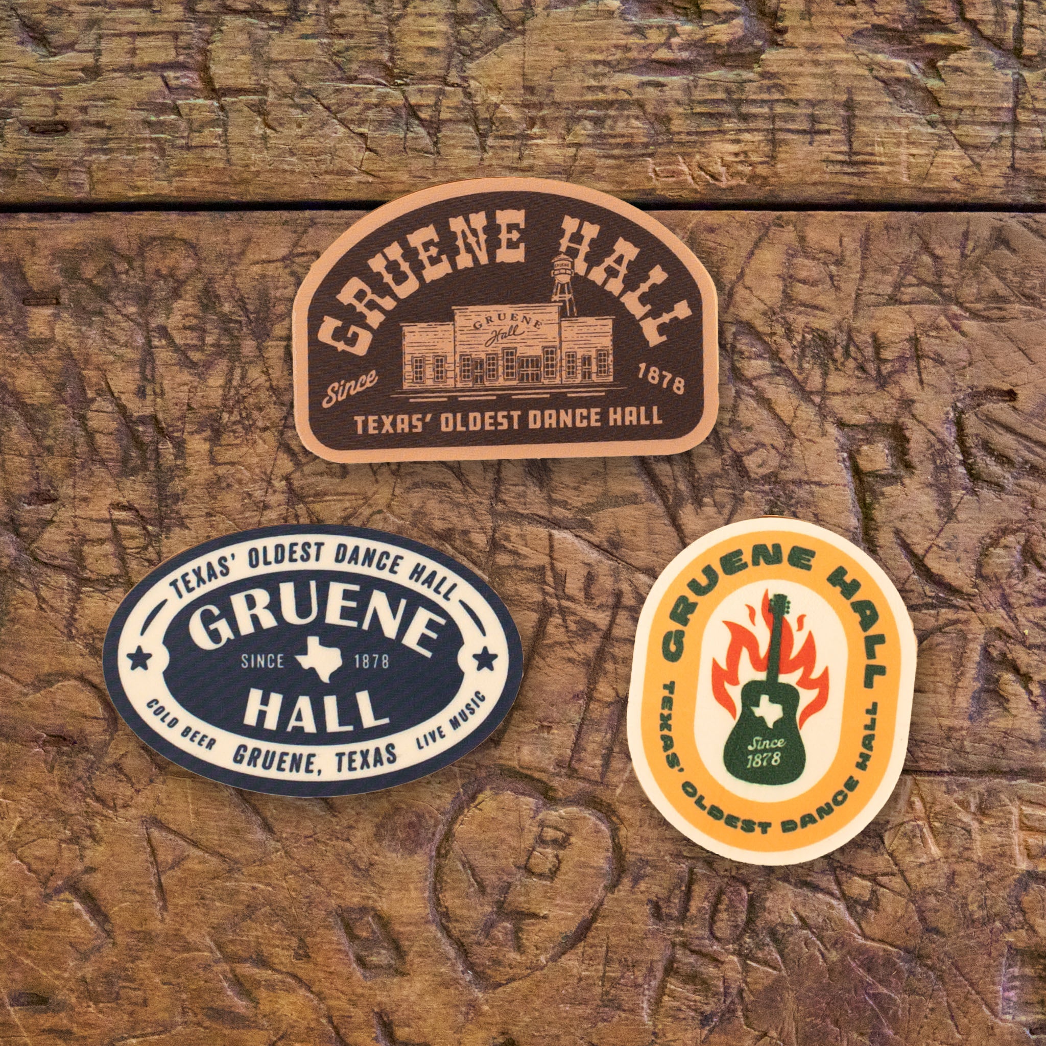 Texas Hill Country Provisions x Gruene Hall Sticker Pack