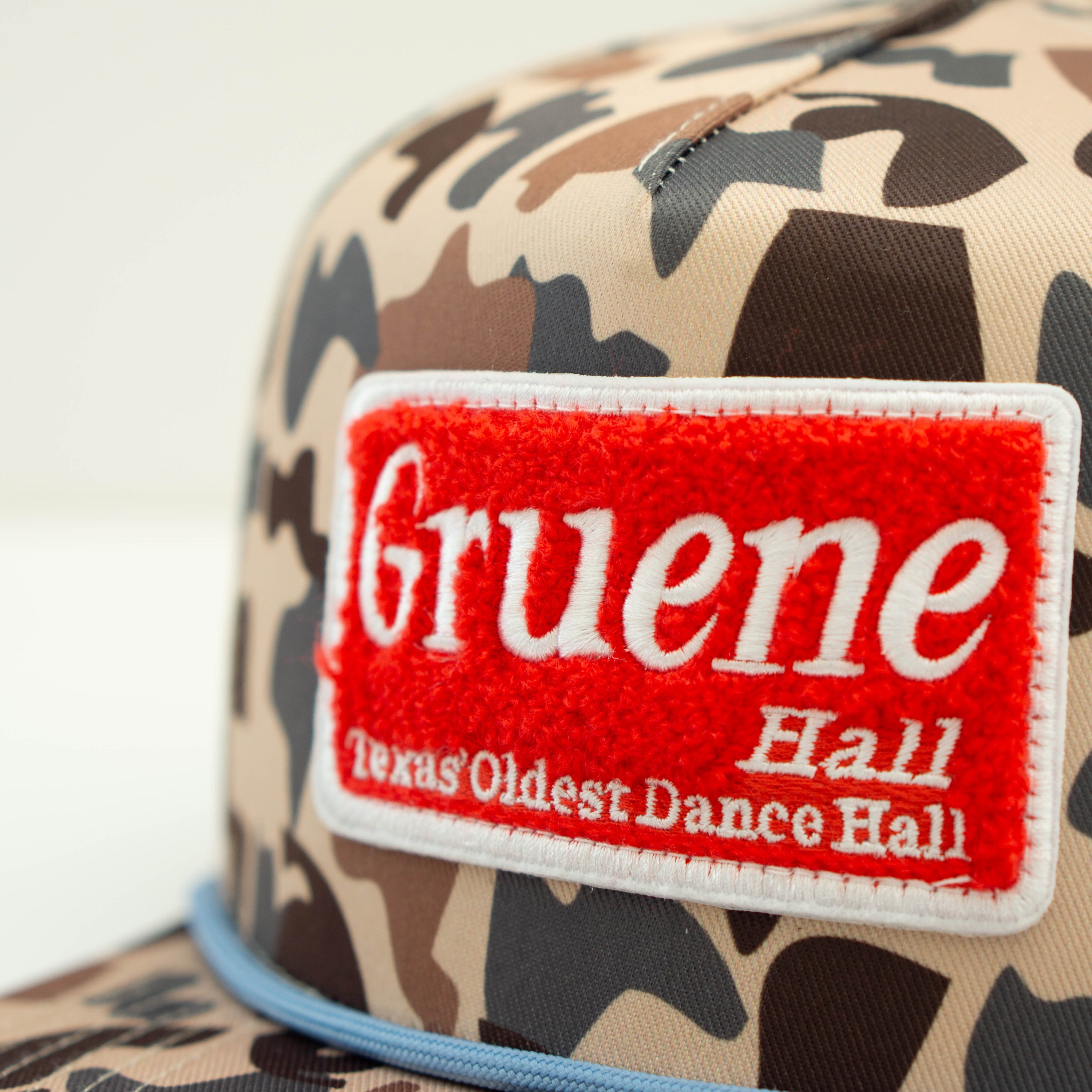 Youth Staunch x Gruene Hall Red Patch Camo Cap