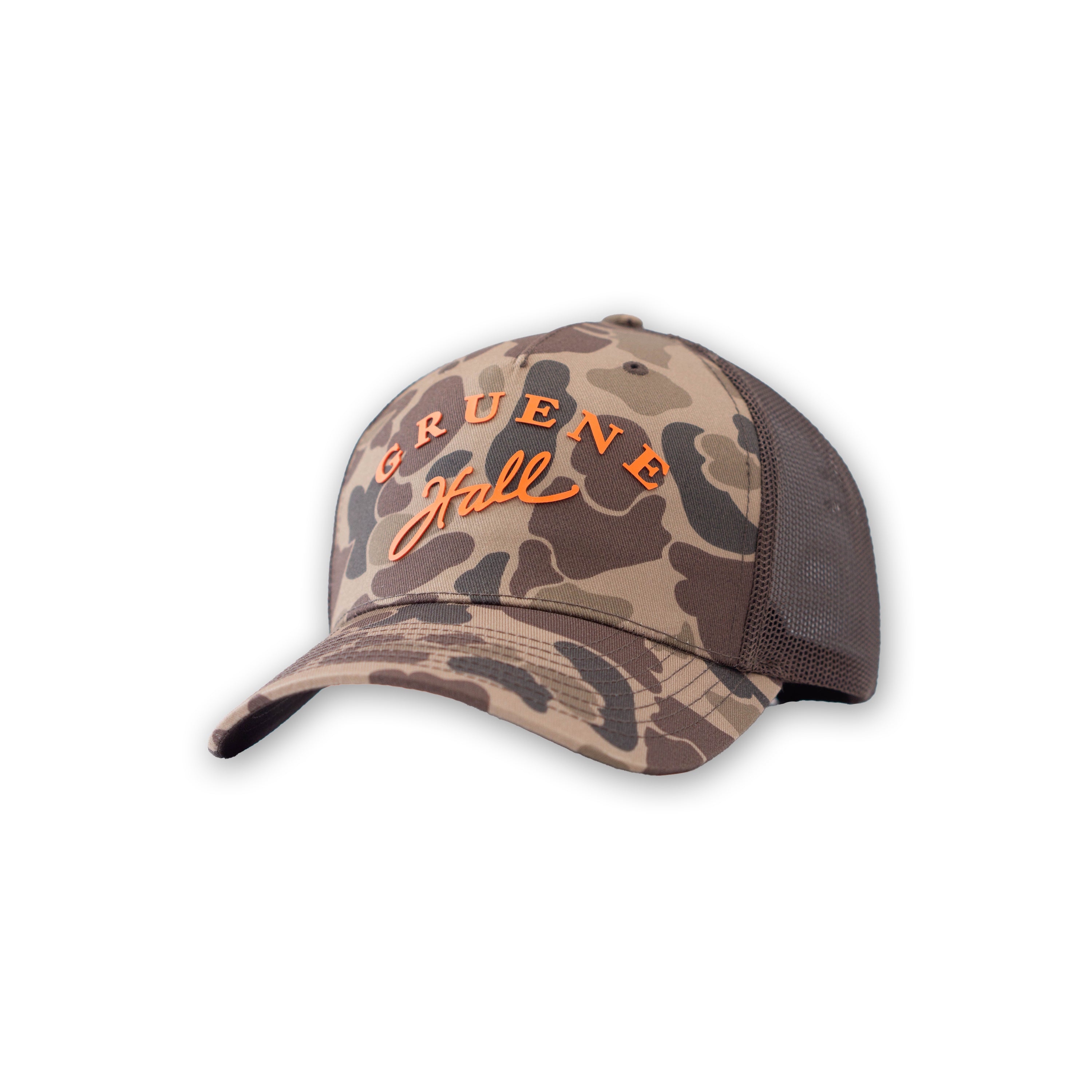 Bark Duck Camo Logo Trucker Cap #112PFP