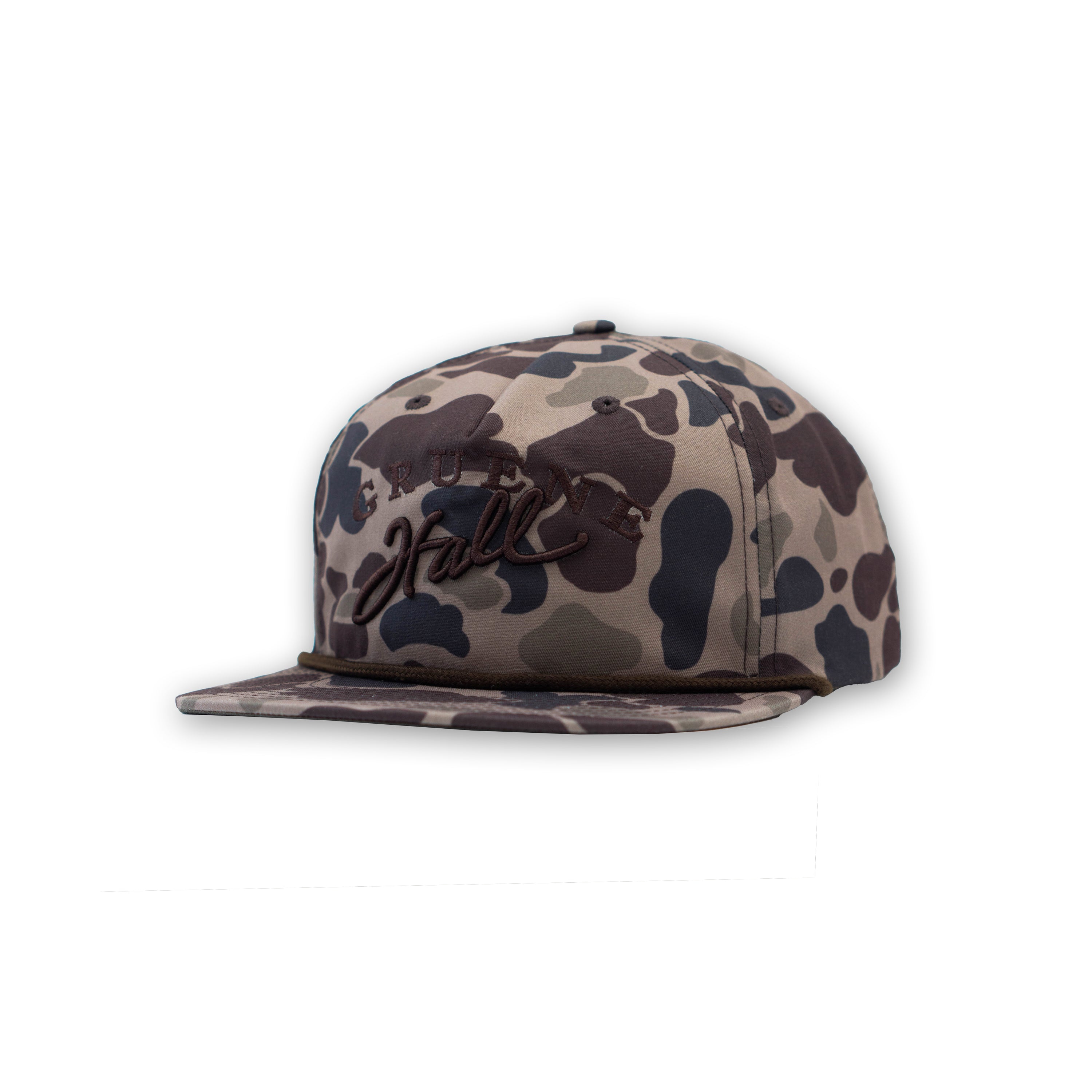 Bark Duck Camo 3D Embroidered Logo Rope Cap